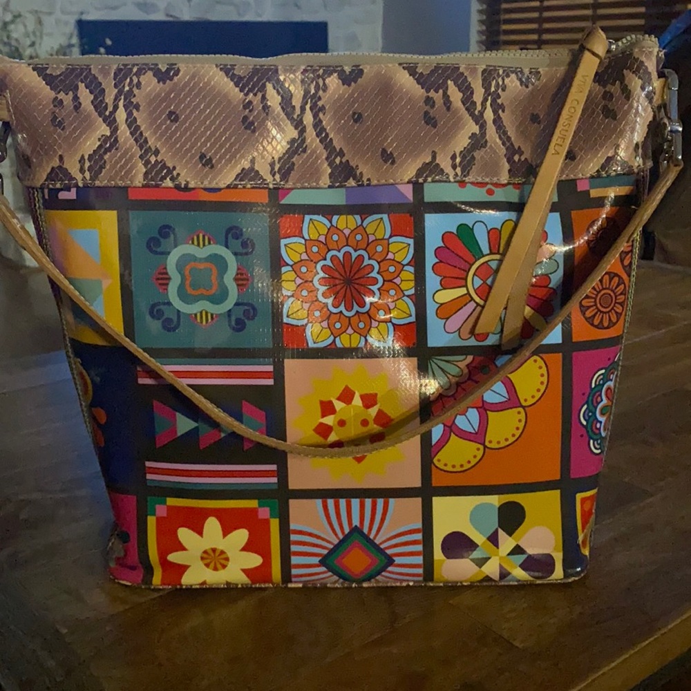 Consuela tile bag!  12x12x5